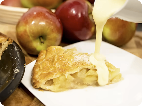 Apple Pie + Custard